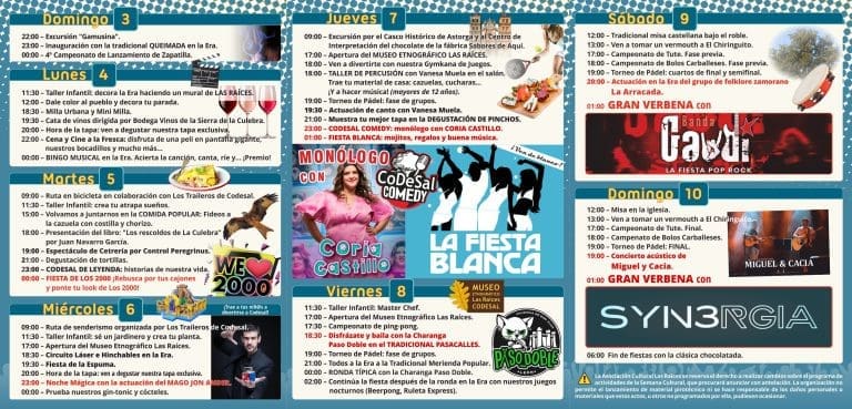 🎉 CODESAL 2025 – ¡Una semana llena de actividades, música y la gran verbena con BANDA GAUDÍ! 🔥
