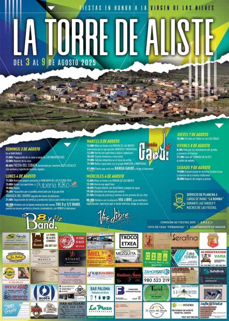 Lee más sobre el artículo Programa de fiestas de La Torre de Aliste 2025