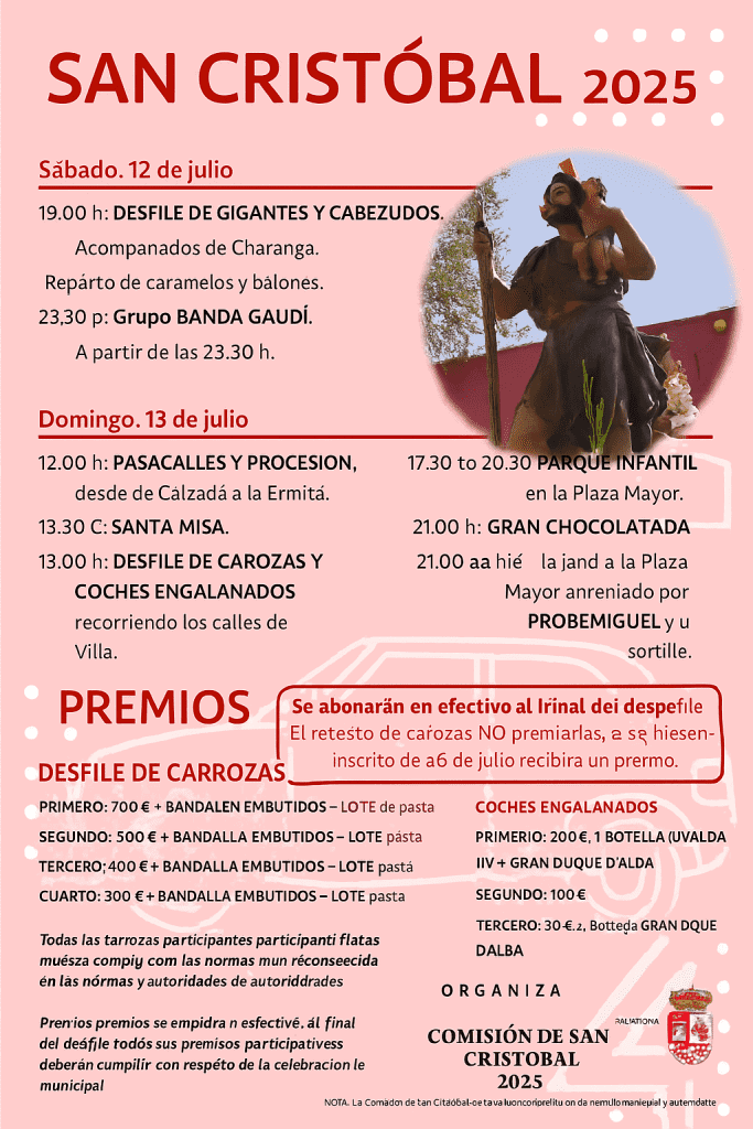 Lee más sobre el artículo FIESTAS DE SAN CRISTOBAL EN CERVERA DE PISUERGA